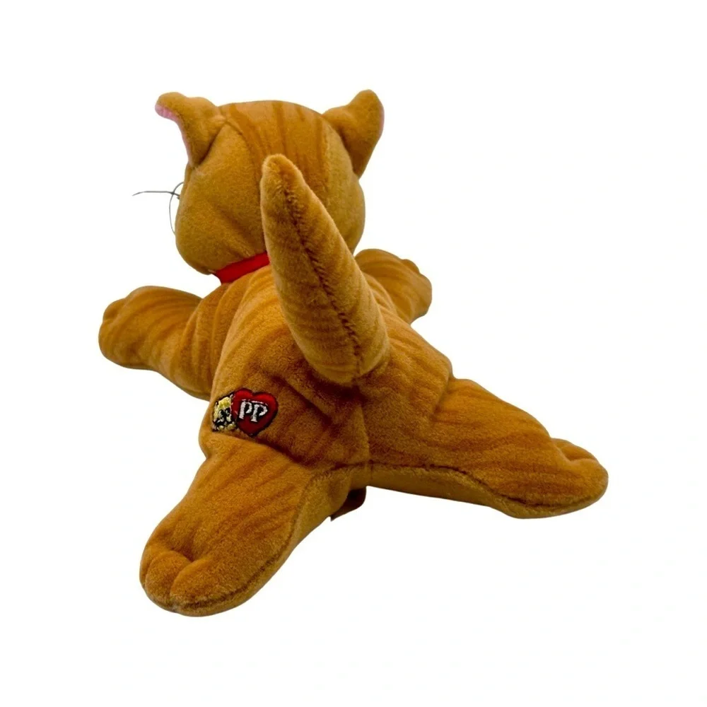 Vintage Pound‎ Puppies Kitten Striped Orange Cat Plush Toy